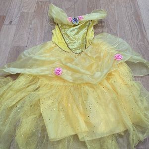 Belle Deluxe Disney Princess Beauty & The Beast Costume, Sz 4-6x yellow. Kids